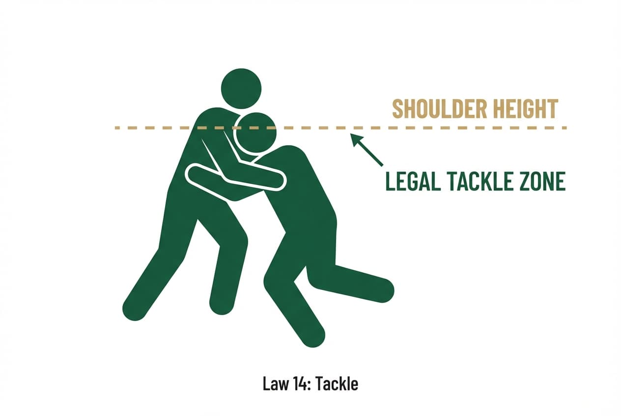 Law 14: Tackle: Ball Carrier Brought to Ground