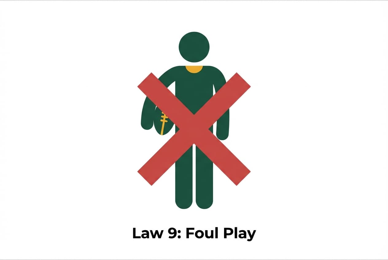 Law 9: Foul Play