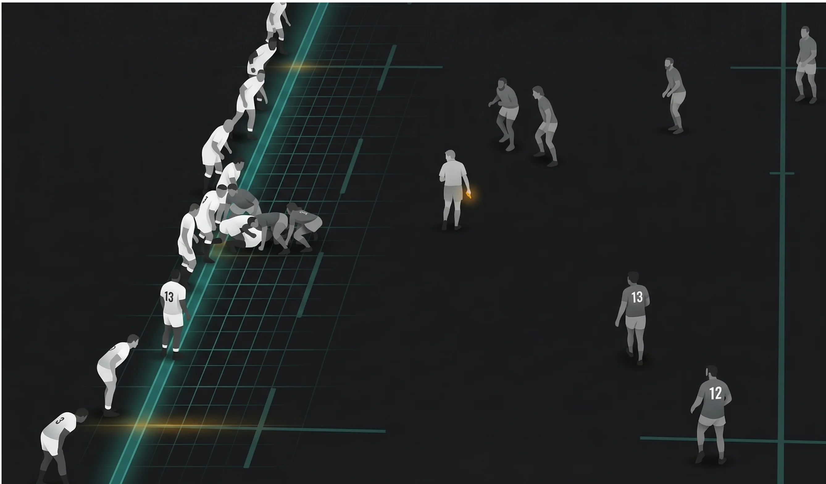 Offside in general play: the offside line and onside position
