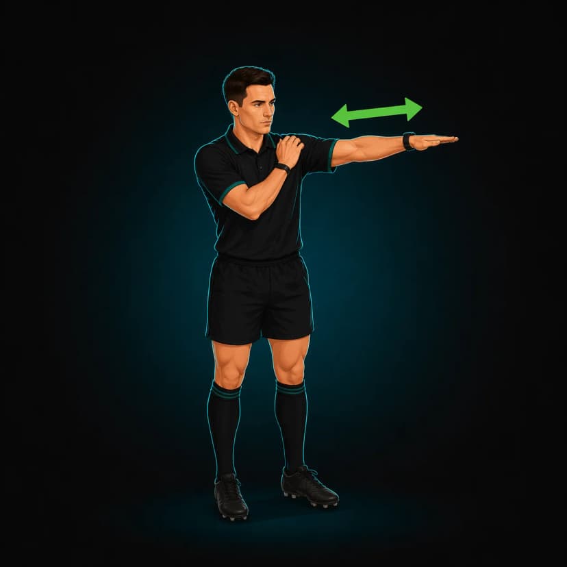 Failure to Bind: referee wraps one hand around the wrist of the other arm