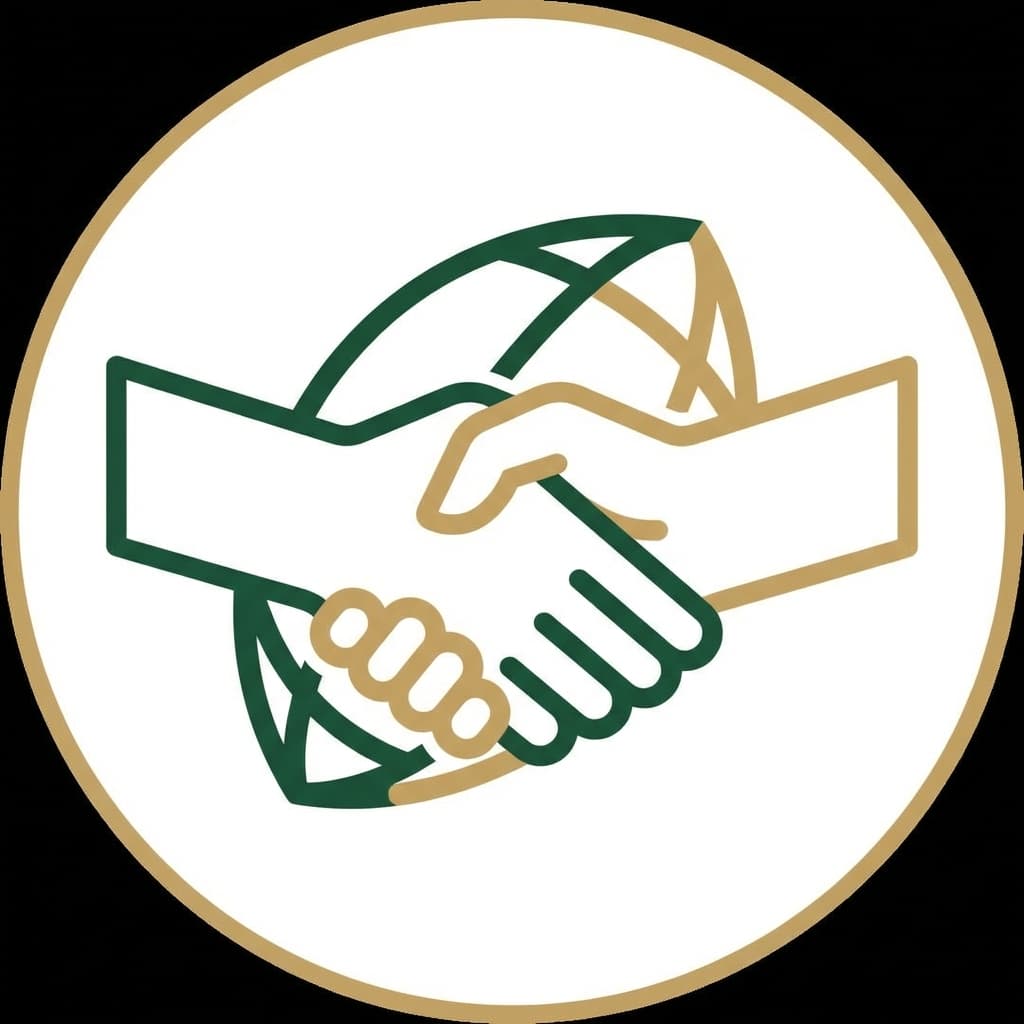 Respect: handshake symbolising mutual regard between players