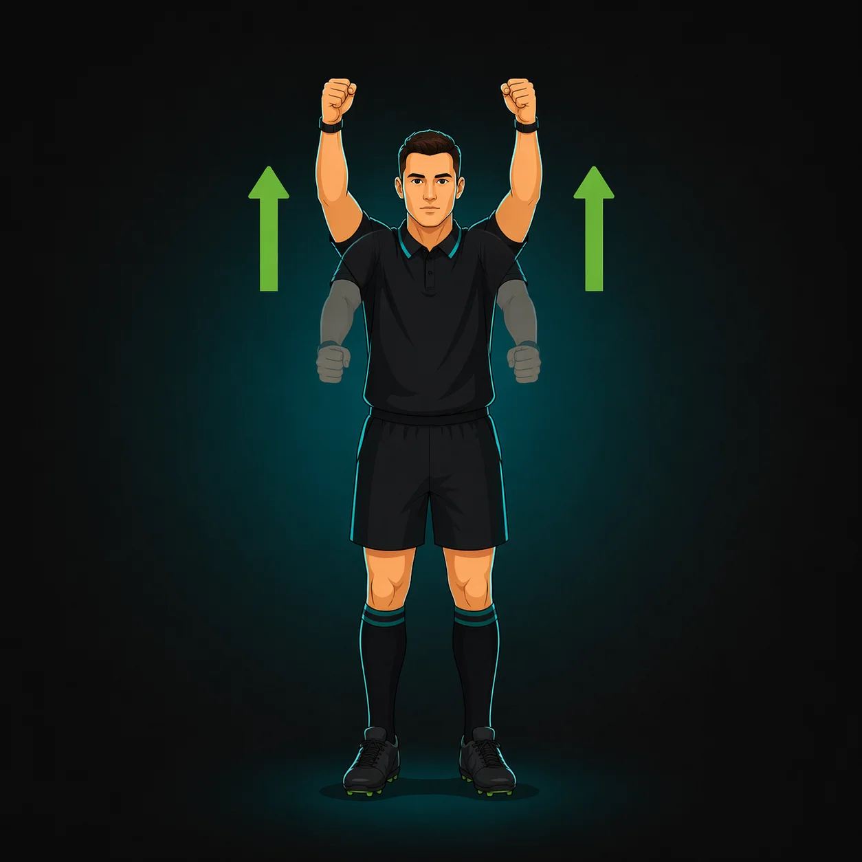 Early Lifting in Lineout: referee signals a player was lifted before the ball was thrown
