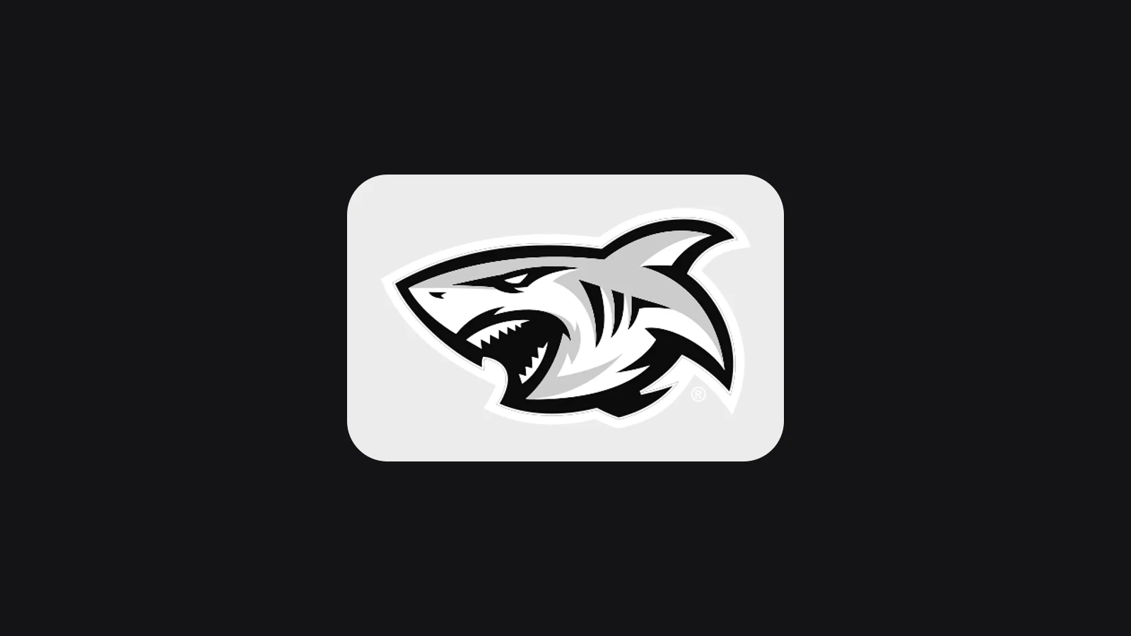 The official Sharks crest on a plain background.