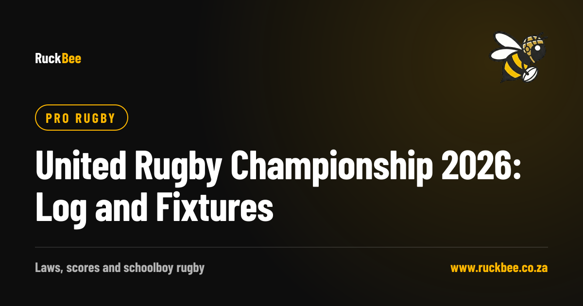 United Rugby Championship 2026: Log and Fixtures | RuckBee